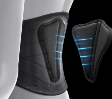 HAULFRAME belt — lumbar pad detail